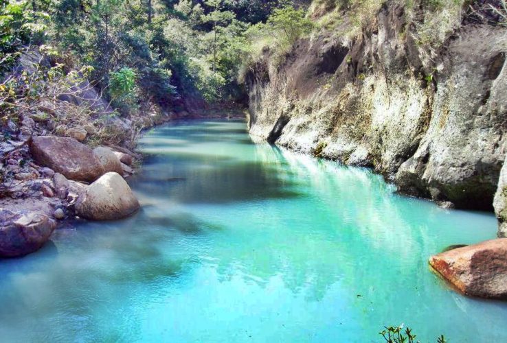 El cauce del río Coyolar